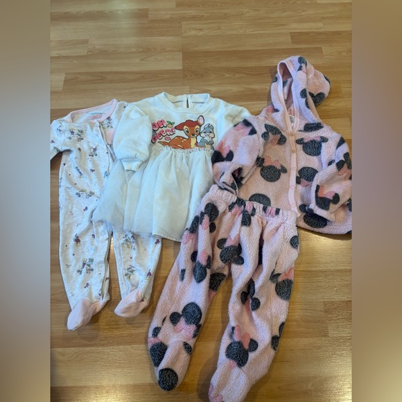 Disney Bundle Mickey Mouse , Minnie and Bambi 3-9 months - Picture 1 of 6